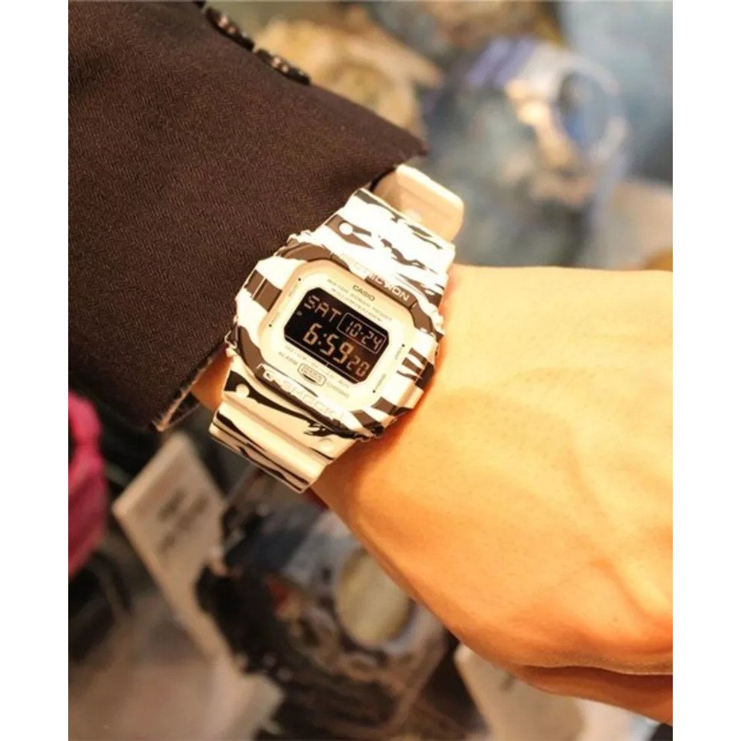 Ceas Barbati, Casio G-Shock, The Origin DW-D5600BW-7ER fotografia produsului View 3 L