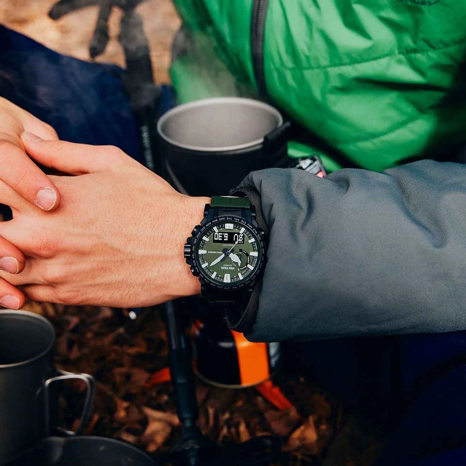 Ceas Barbati, Casio, Pro Trek Tough Solar PRW-61Y-3ER fotografia produsului View 5 L