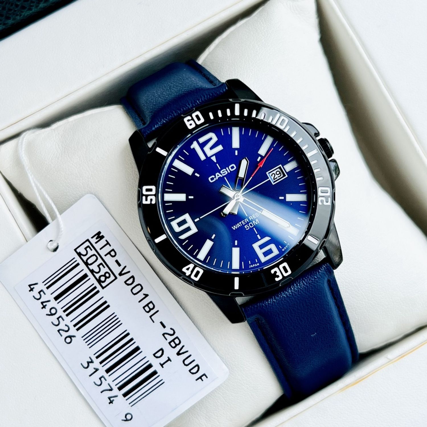 Ceas Barbati, Casio, Collection MTP-VD MTP-VD01BL-2B fotografia produsului View 2 L