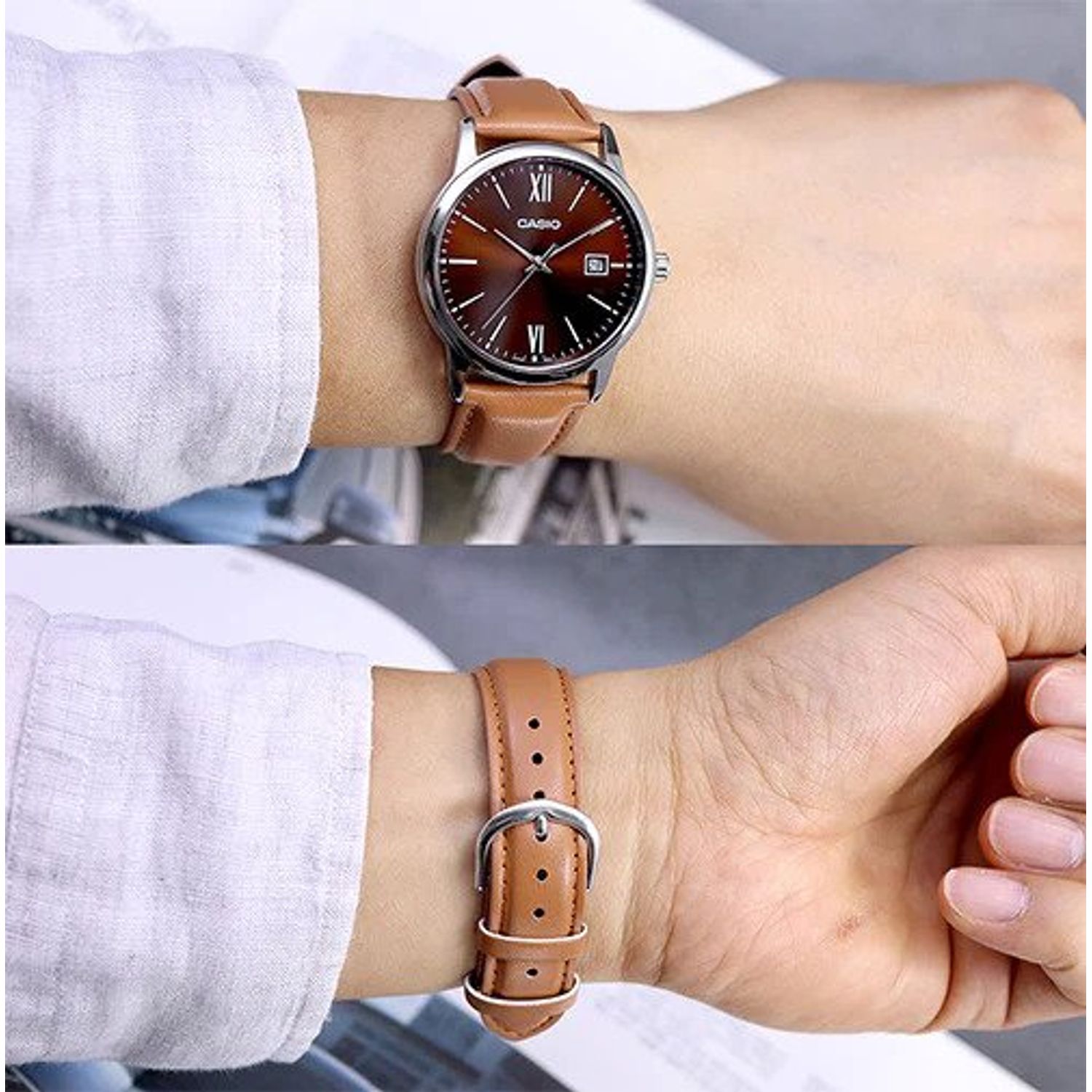 Ceas Barbati, Casio, Collection MTP-V0 MTP-V002L-5B3 fotografia produsului View 5 L