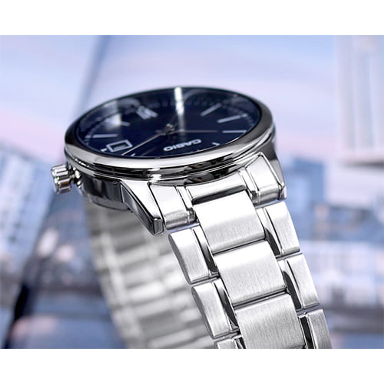 Ceas Barbati, Casio, Collection MTP-V0 MTP-V002D-2B3 fotografia produsului View 3 L