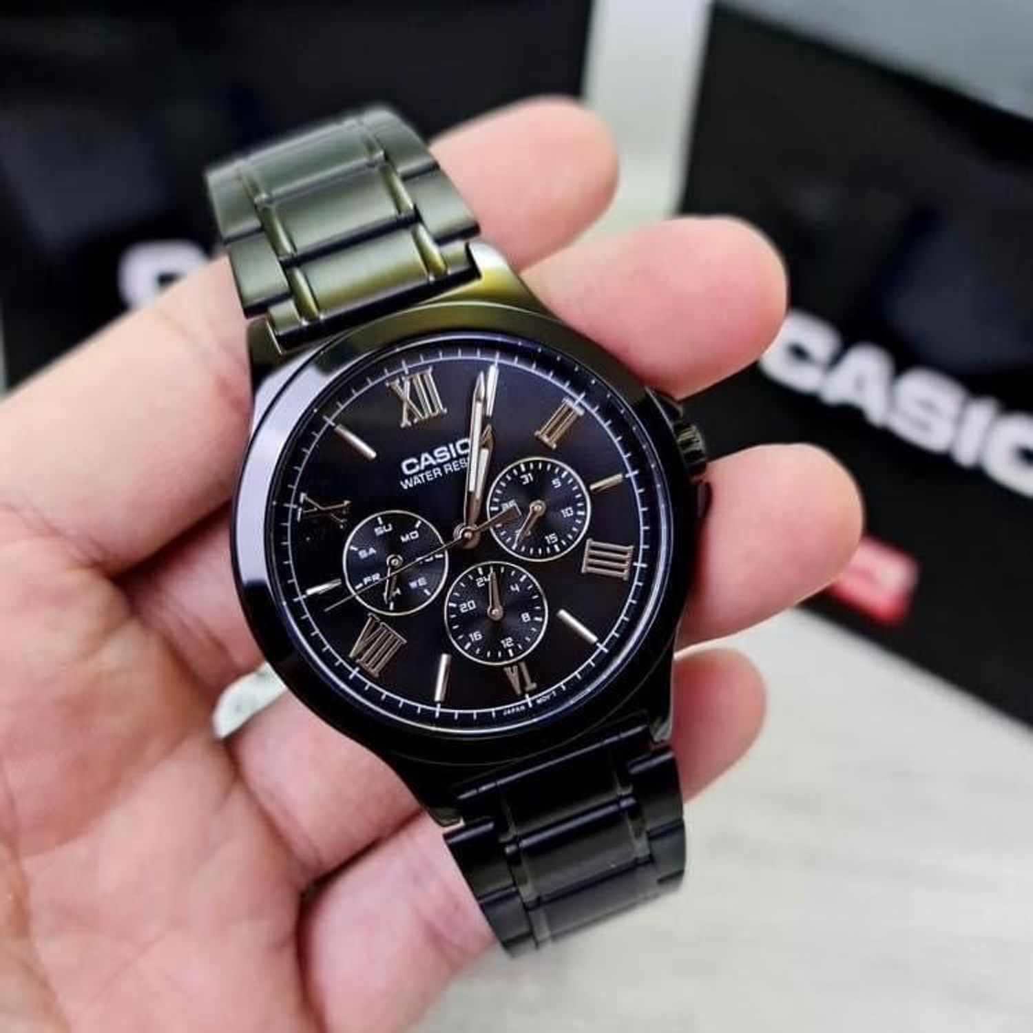 Ceas Barbati, Casio, Collection MTP-V3 MTP-V300B-1A fotografia produsului View 4 L