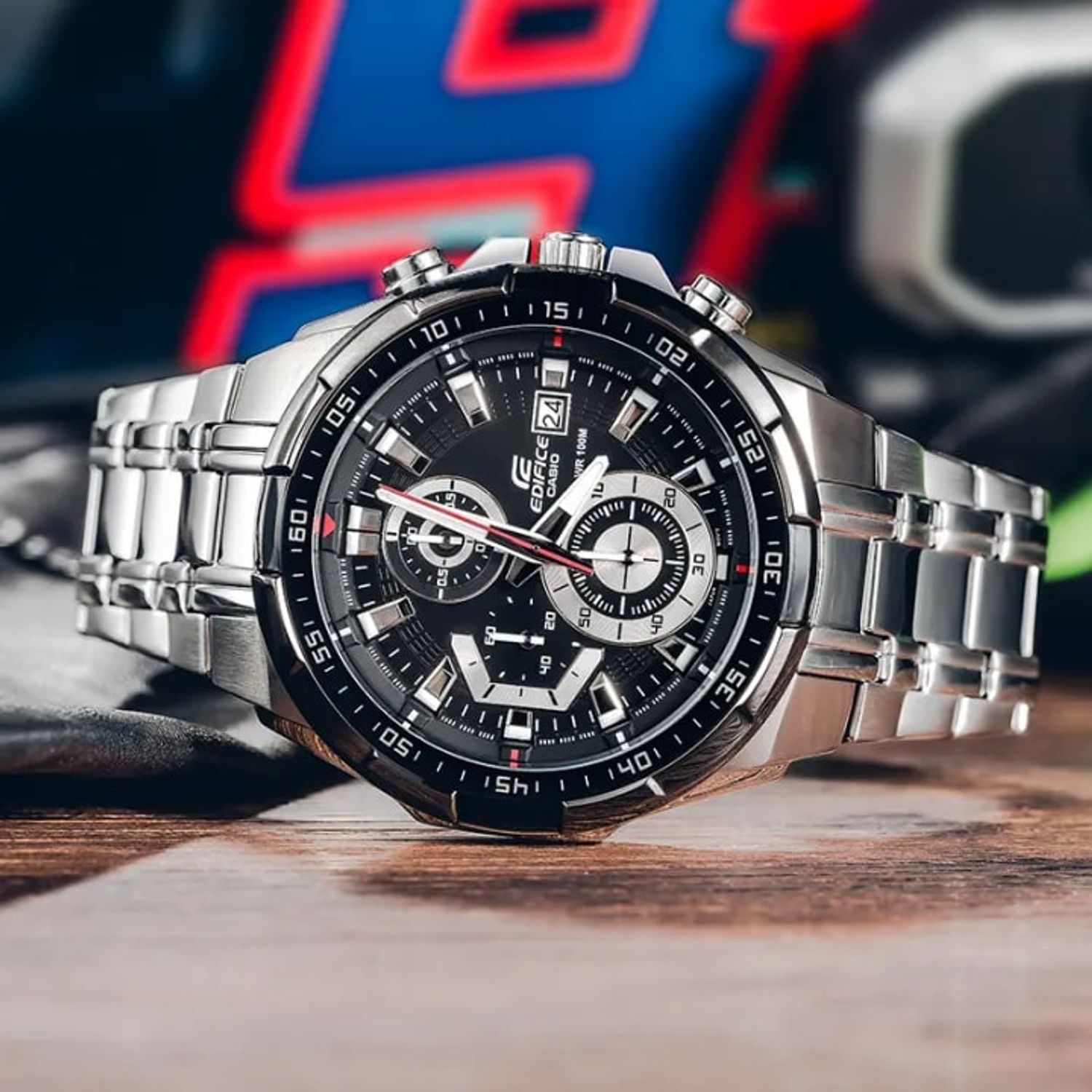 Ceas Barbati, Casio Edifice, Classic EF EF-539D-1A fotografia produsului View 5 L