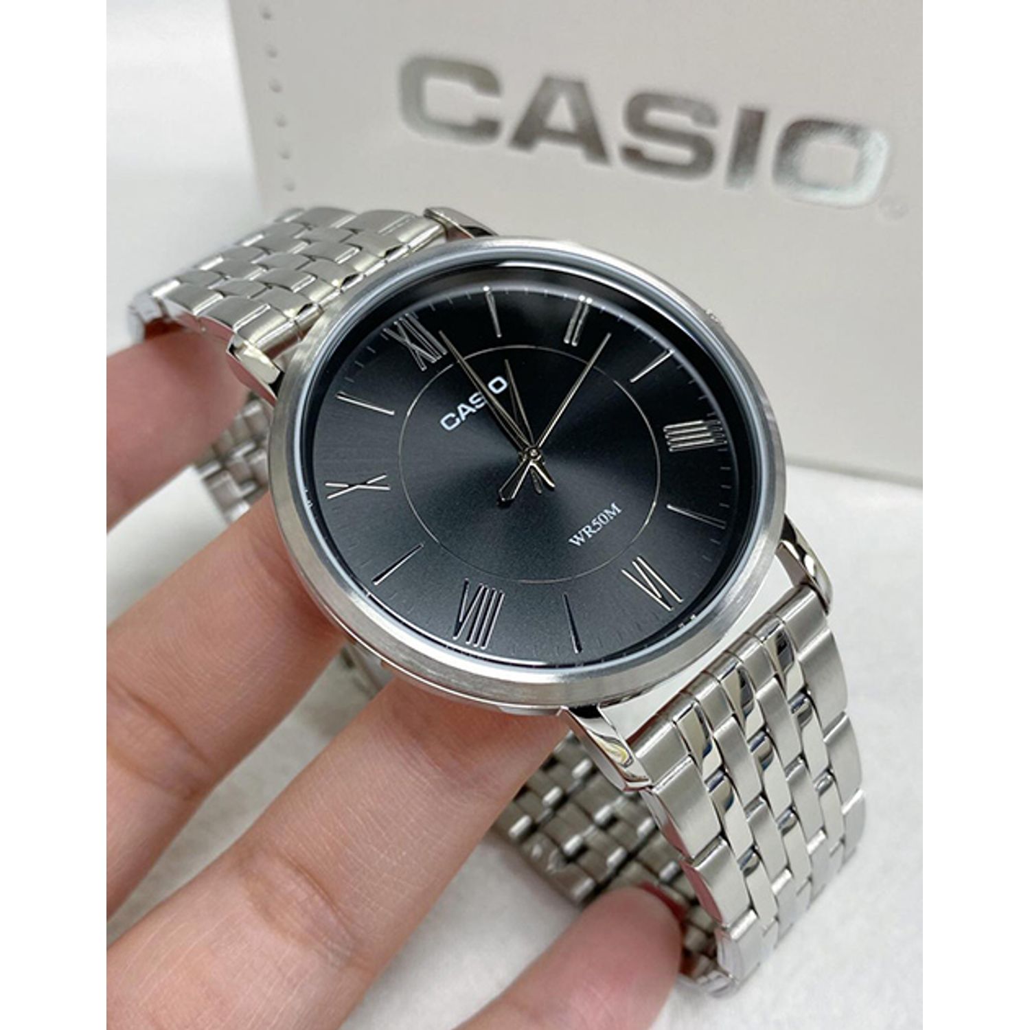 Ceas Barbati, Casio, Collection MTP-B MTP-B110D-1A fotografia produsului View 4 L