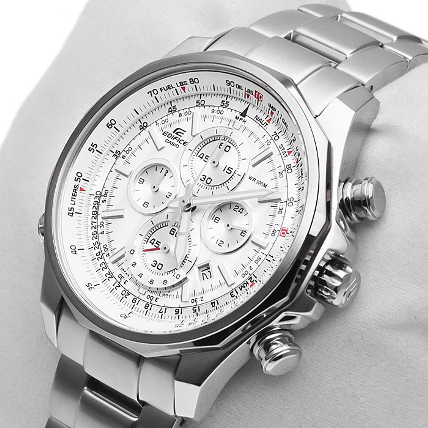 Ceas Barbati, Casio Edifice, Classic EF EF-507D-7A fotografia produsului View 2 L