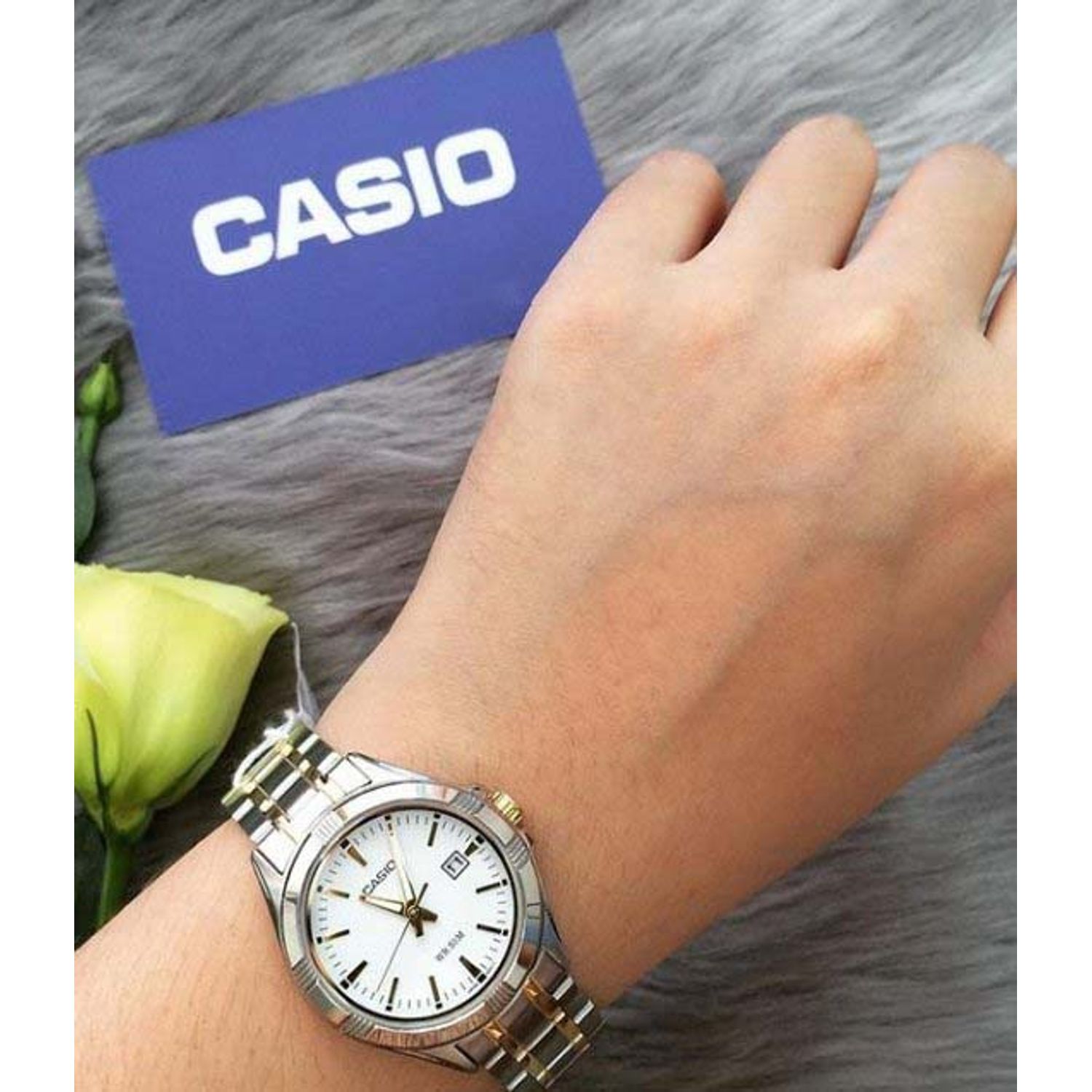 Ceas Dama, Casio, Collection LTP-13 LTP-1308SG-7A fotografia produsului View 3 L