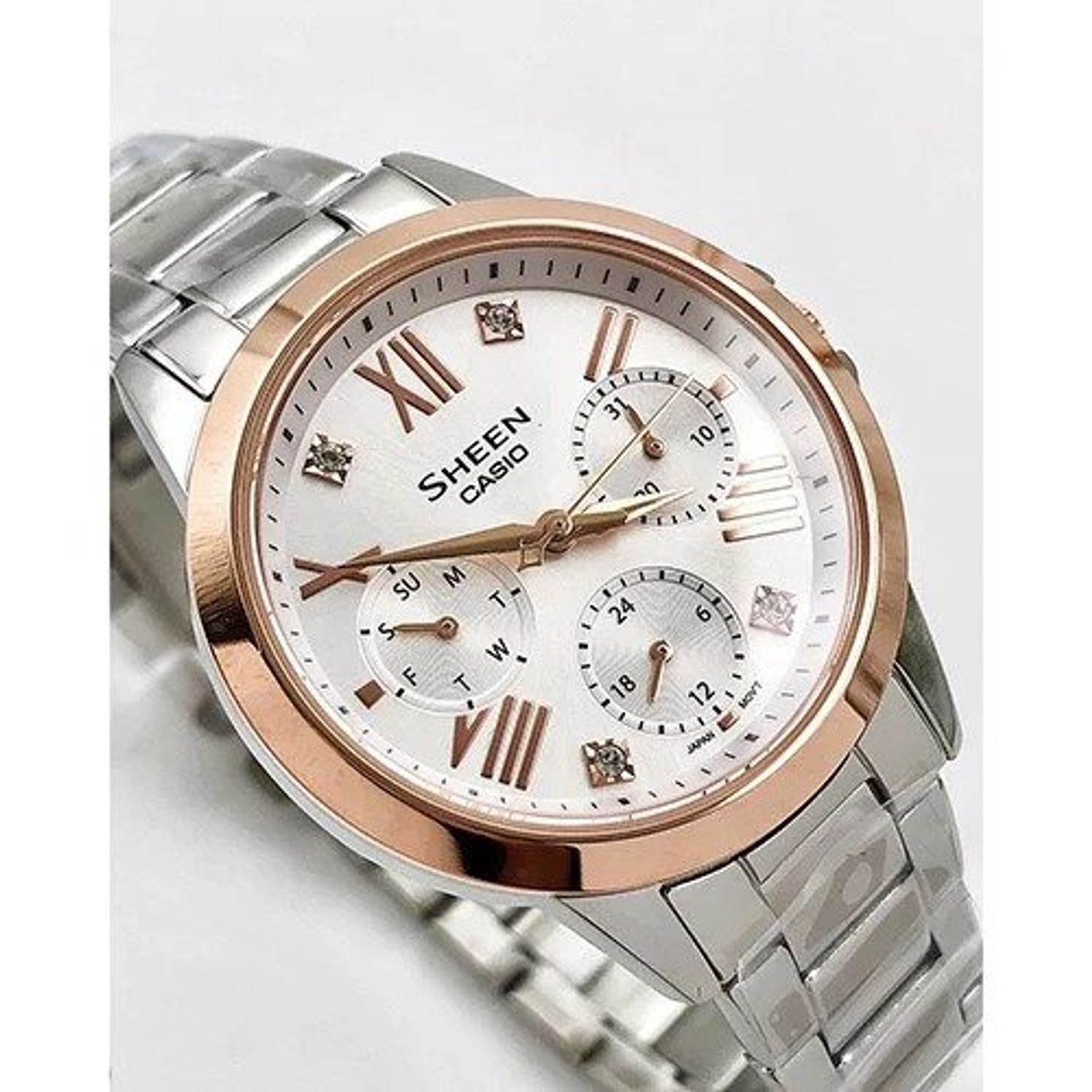 Ceas Dama, Casio Sheen, Classic SHE SHE-3516SG-7A fotografia produsului View 3 L