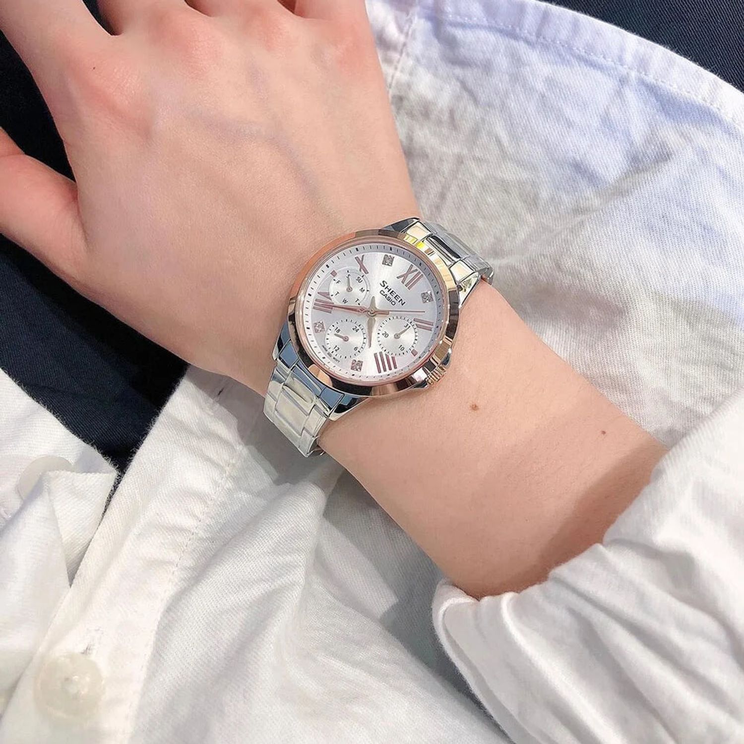 Ceas Dama, Casio Sheen, Classic SHE SHE-3516SG-7A fotografia produsului View 2 L
