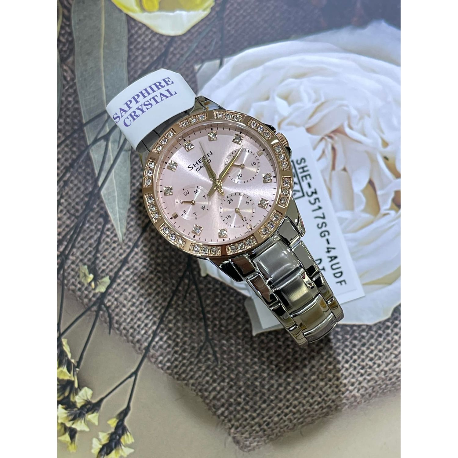 Ceas Dama, Casio Sheen, Classic SHE SHE-3517SG-4A fotografia produsului View 2 L