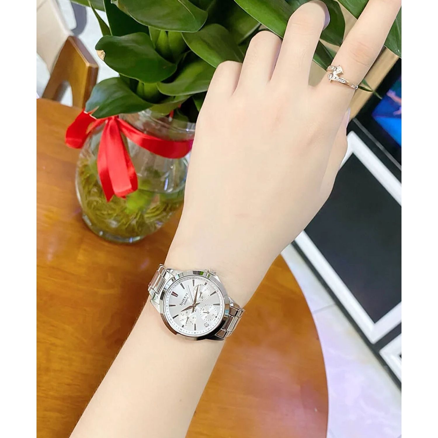 Ceas Dama, Casio Sheen, Classic SHE SHE-3516D-7A fotografia produsului View 2 L