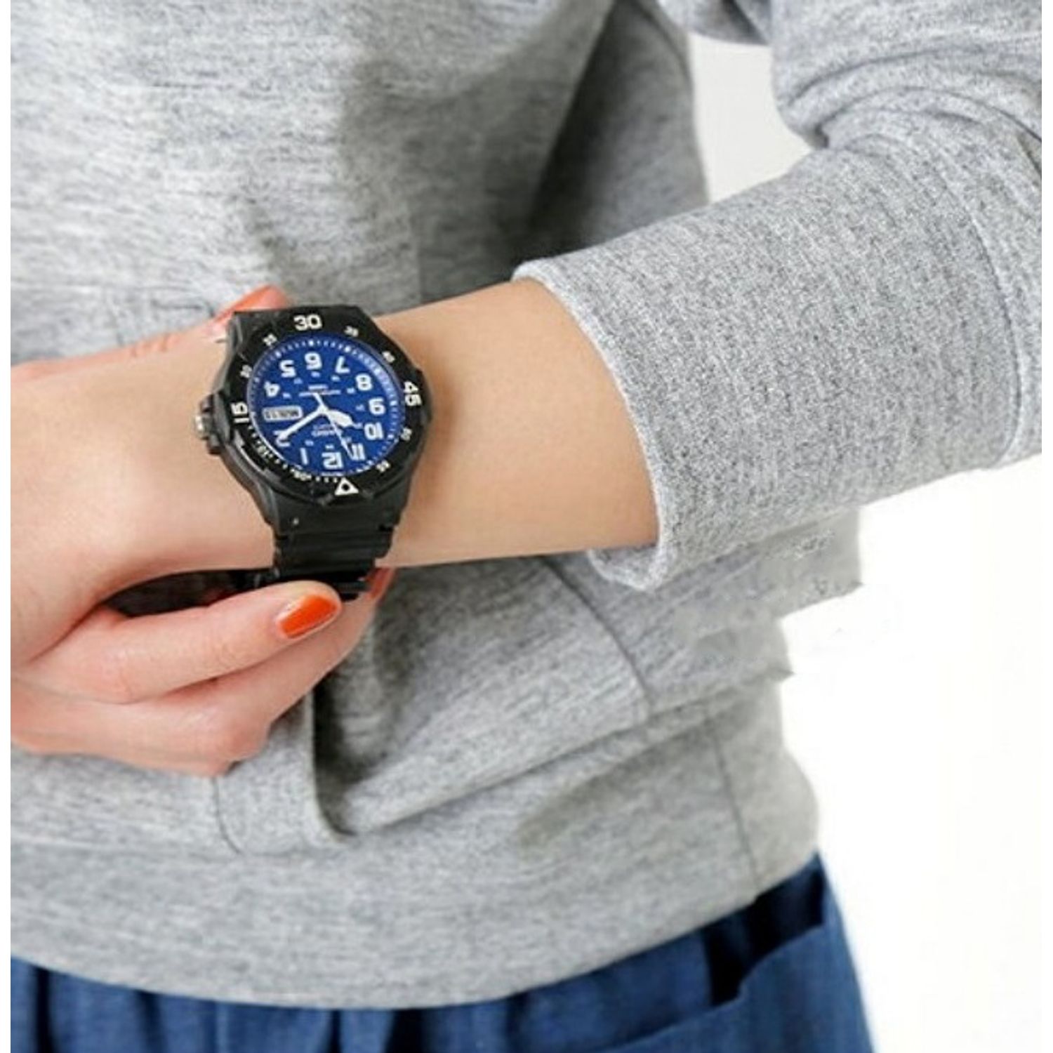 Ceas Barbati, Casio, Collection MRW MRW-200H-2B2 fotografia produsului View 6 L