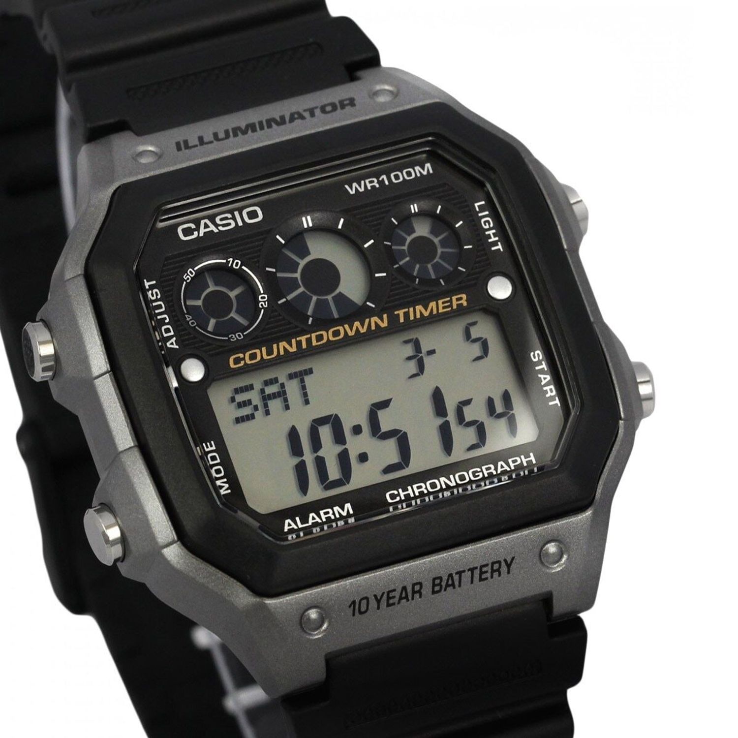 Ceas Barbati, Casio, Collection AE AE-1300WH-8A fotografia produsului View 4 L