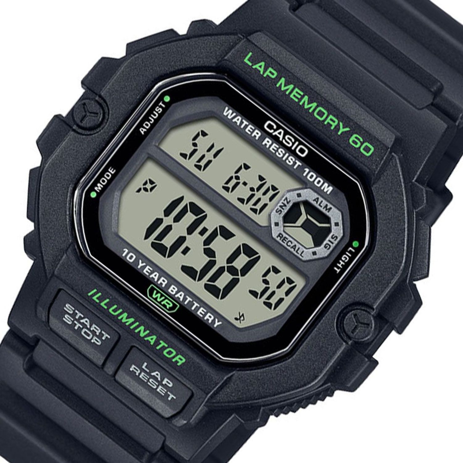 Ceas Barbati, Casio, Collection WS WS-1400H-1A fotografia produsului View 4 L