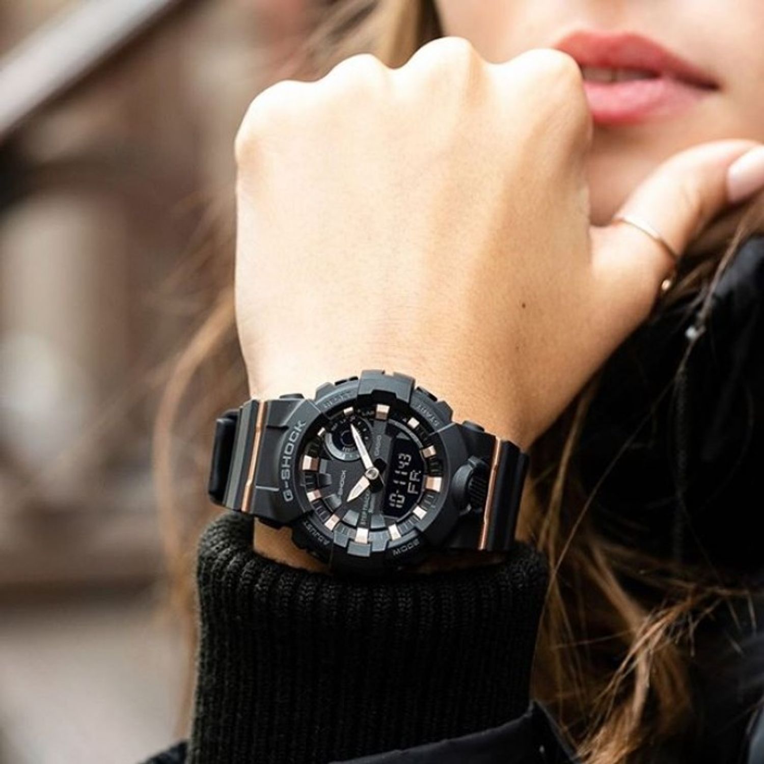 Ceas Dama, Casio G-Shock, G-Squad GMA-B800-1A fotografia produsului View 3 L