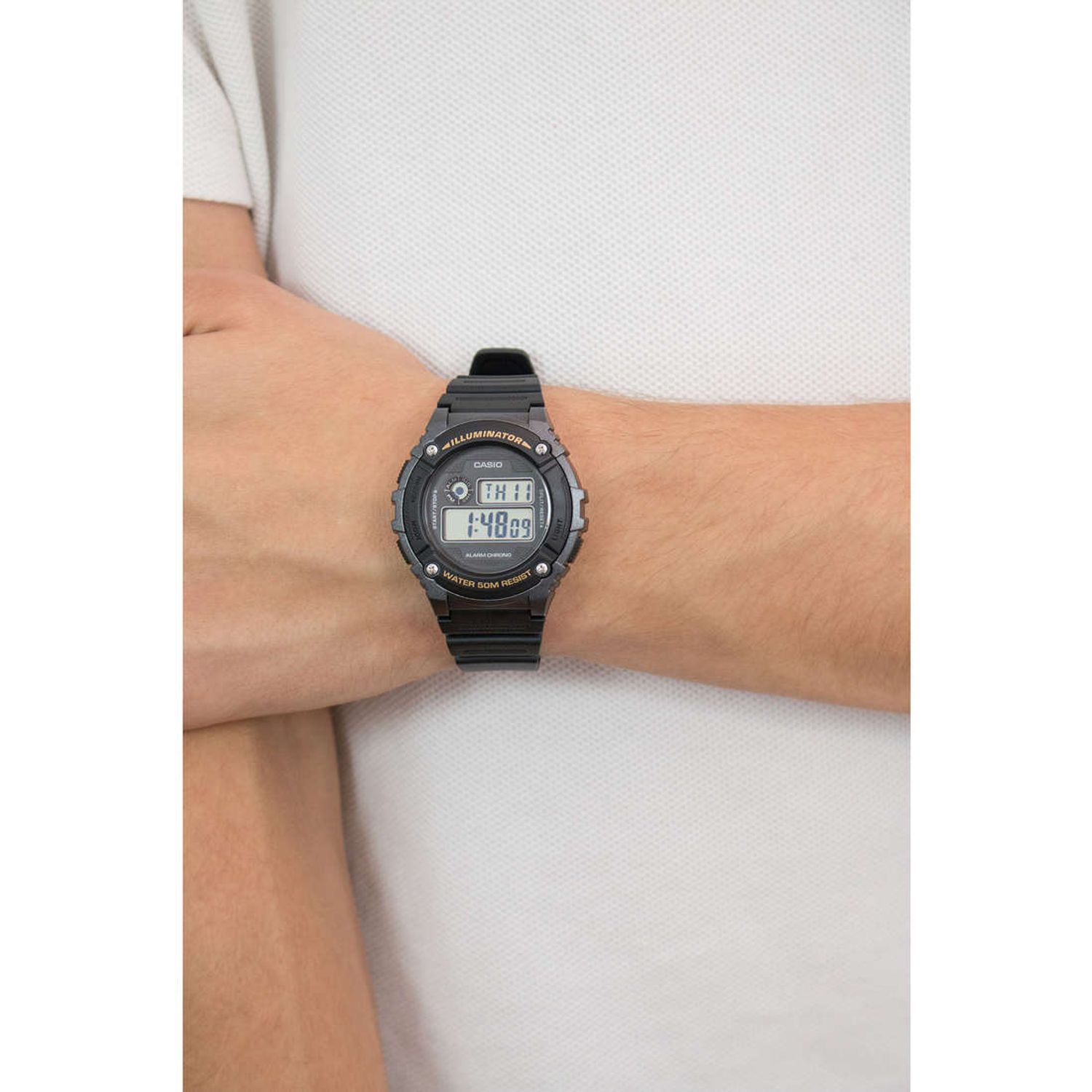 Ceas Barbati, Casio, Collection W W-216H-1B fotografia produsului View 3 L