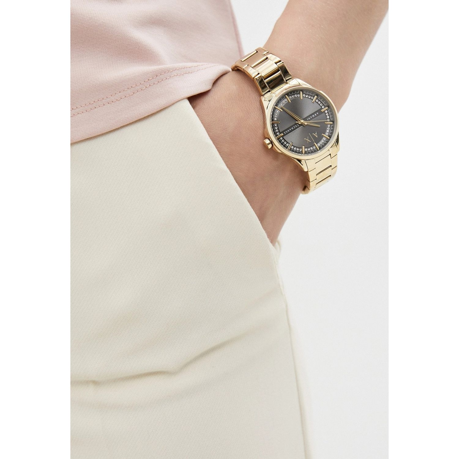 Ceas Dama, Armani Exchange, Hampton AX5257 fotografia produsului View 3 L
