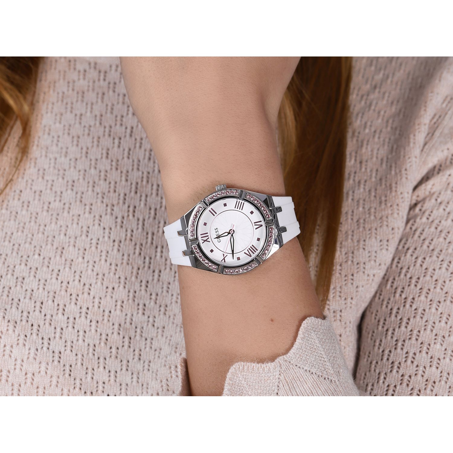 Ceas Dama, Guess, Sparkling Pink GW0032L1 fotografia produsului View 6 L