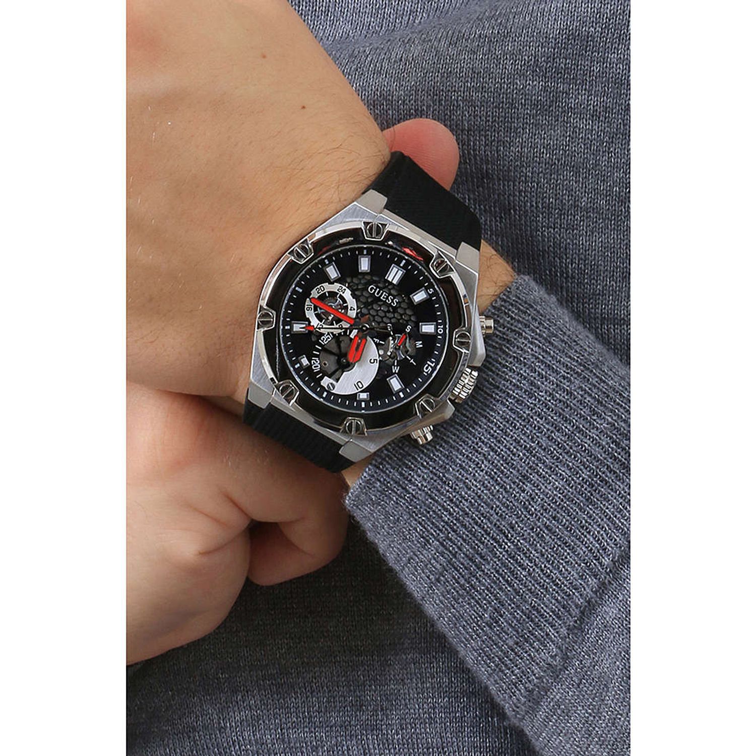 Ceas Barbati, Guess, Third Gear GW0334G1 fotografia produsului View 4 L