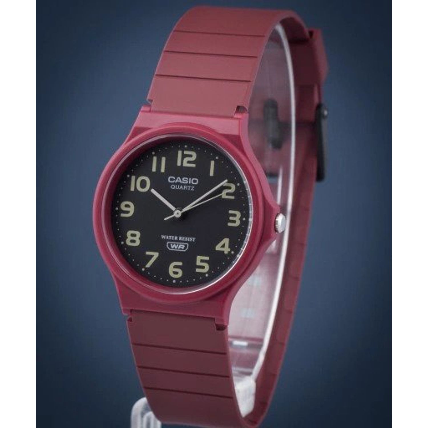Casio MQ-24UC-3BEF Orologio Donna: Collection Casual, Cassa Verde E Quadrante Analogico Nero, Movimento Al Quarzo
