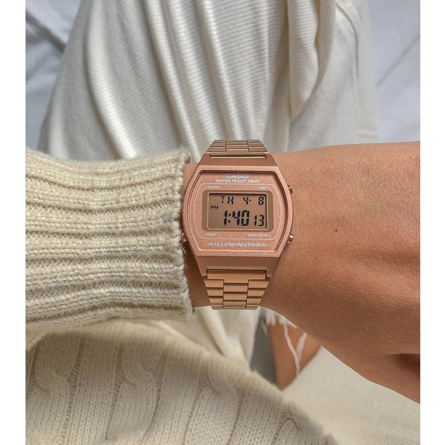 Ceas Casio, Vintage Edgy B-640WC-5 fotografia produsului View 6 L