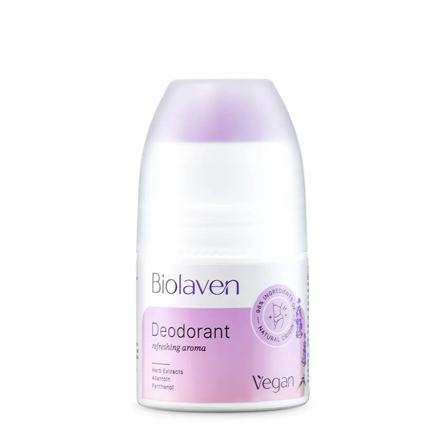 Deodorant Natural Biolaven - 98% Ingrediente Naturale, 50 ml fotografia produsului
