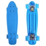 Penny Board Cu Lumini In Roti, Albastru fotografia produsului