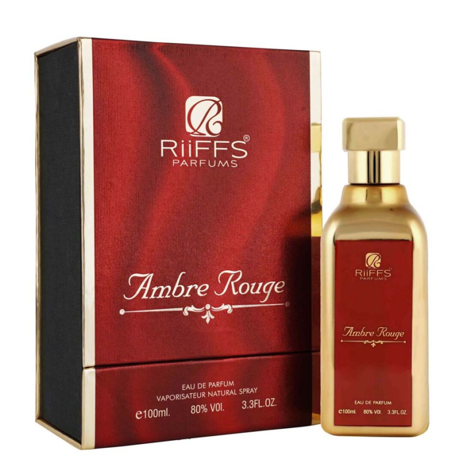 Apa de parfum Riiffs Perfumes Ambre Rouge, 100 ml, pentru femei fotografia produsului