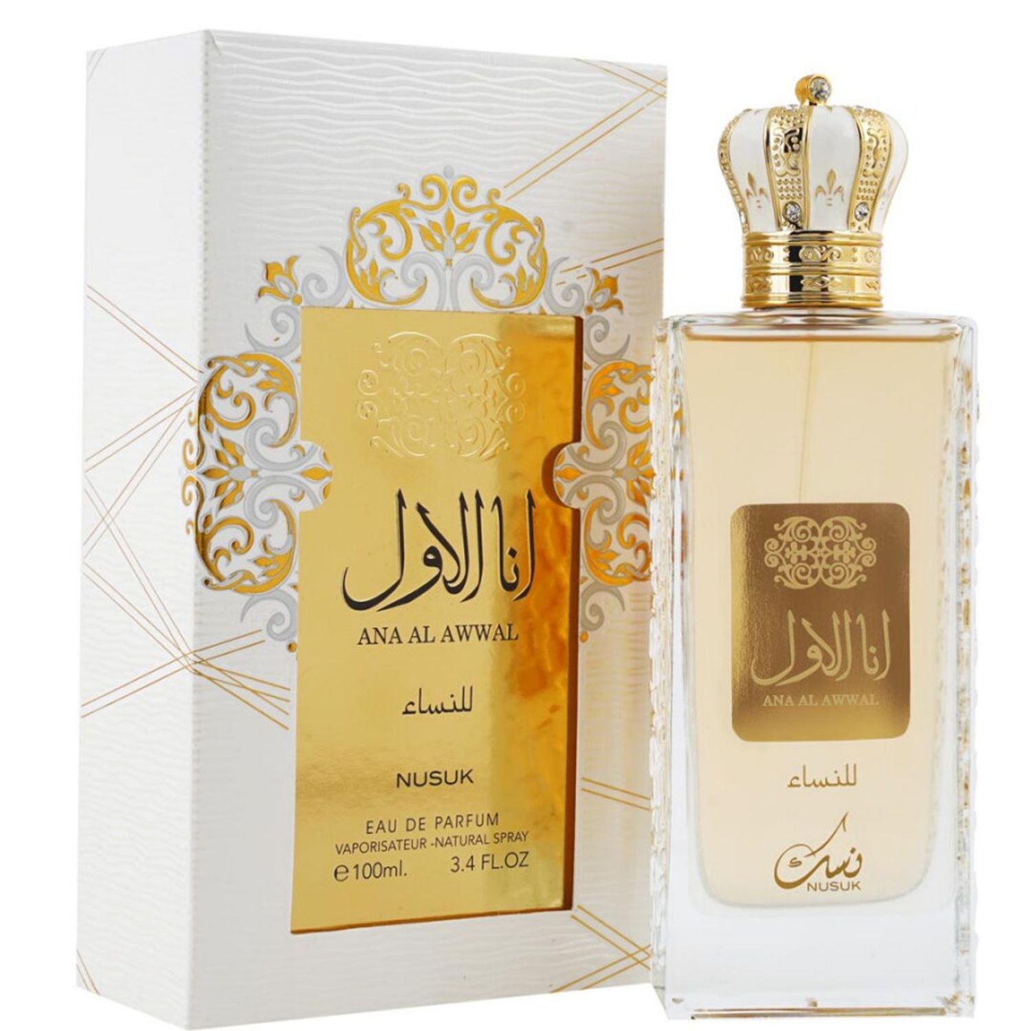 Apa de parfum Nusuk Ana Al Awwal Women, 100 ml, pentru femei fotografia produsului