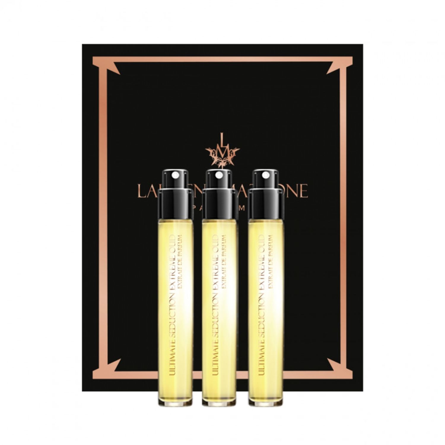 Ultimate Seduction Extreme Oud, Laurent Mazzone, Extract De Parfum, Unisex, 3 x 15 ml fotografia produsului