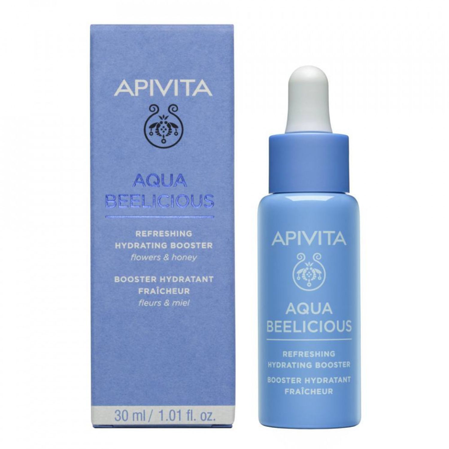 Ser multifunctional Apivita Aqua Beelicious, 30 ml fotografia produsului