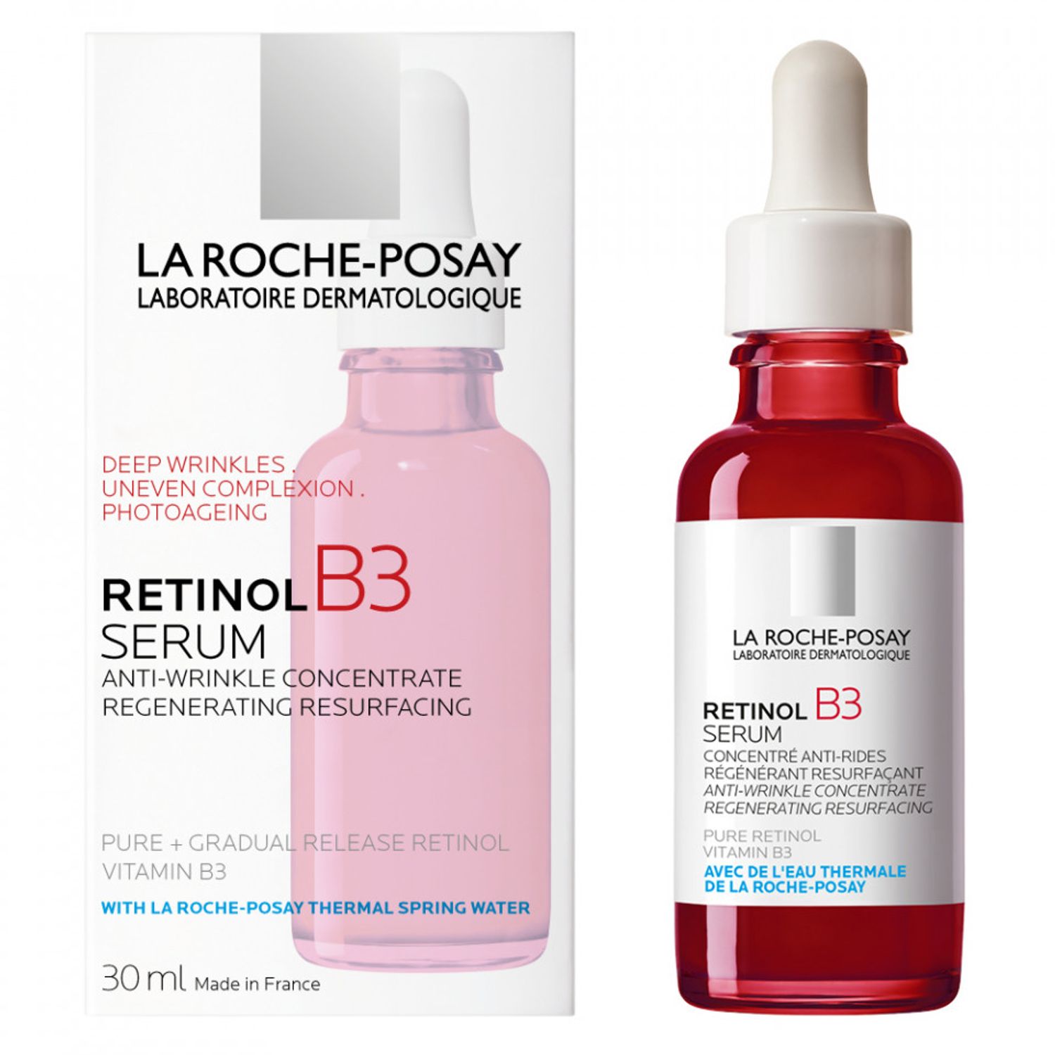Ser antirid pentru fata La Roche-Posay Retinol B3, 30 ml fotografia produsului