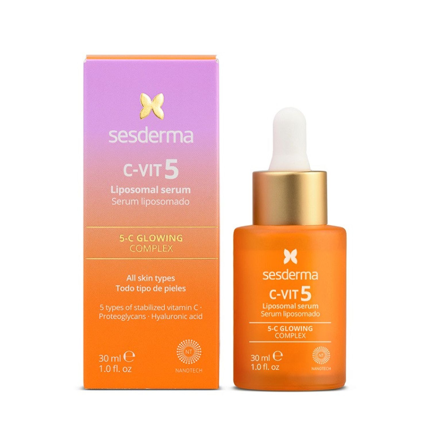 Ser Lipozomal cu 5 tipuri de Vitamina C Sesderma C-VIT, 30 ml fotografia produsului