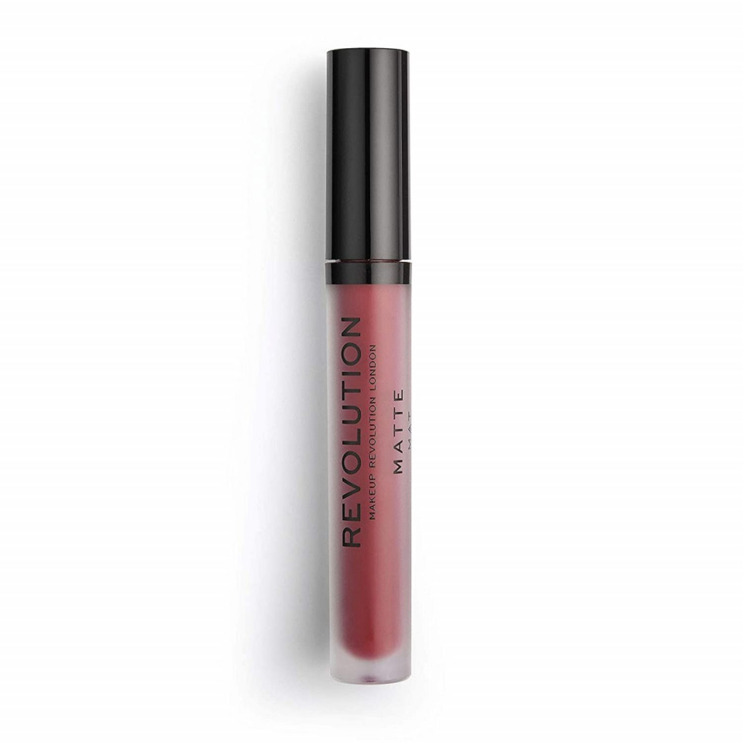 Ruj lichid Makeup Revolution, Matte, Vegan, 147 Vampire, 3 ml fotografia produsului