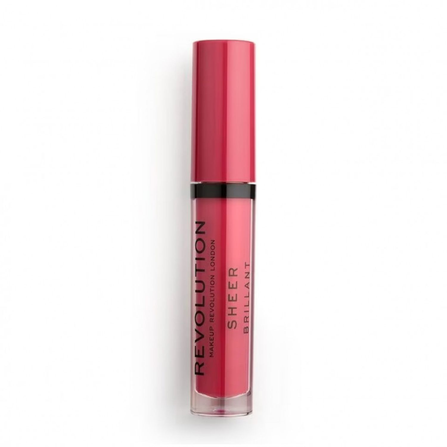 Ruj lichid Makeup Revolution, Sheer Brillant, 141 Rouge, 3,5 ml fotografia produsului