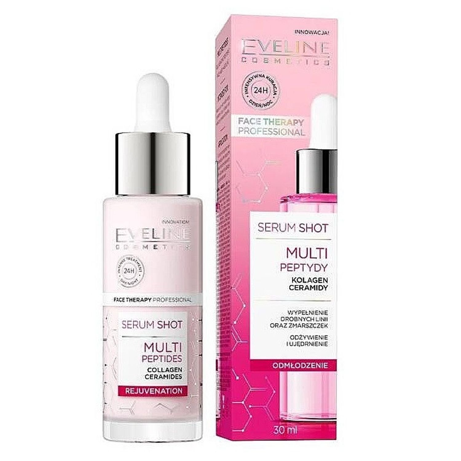 Ser antirid cu multi peptide Eveline Cosmetics Serum Shot, 30 ml fotografia produsului