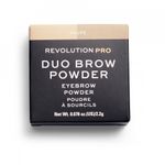 Pudra pentru sprancene Revolution PRO Duo, Makeup Revolution, Taupe, 2,2 g fotografia produsului