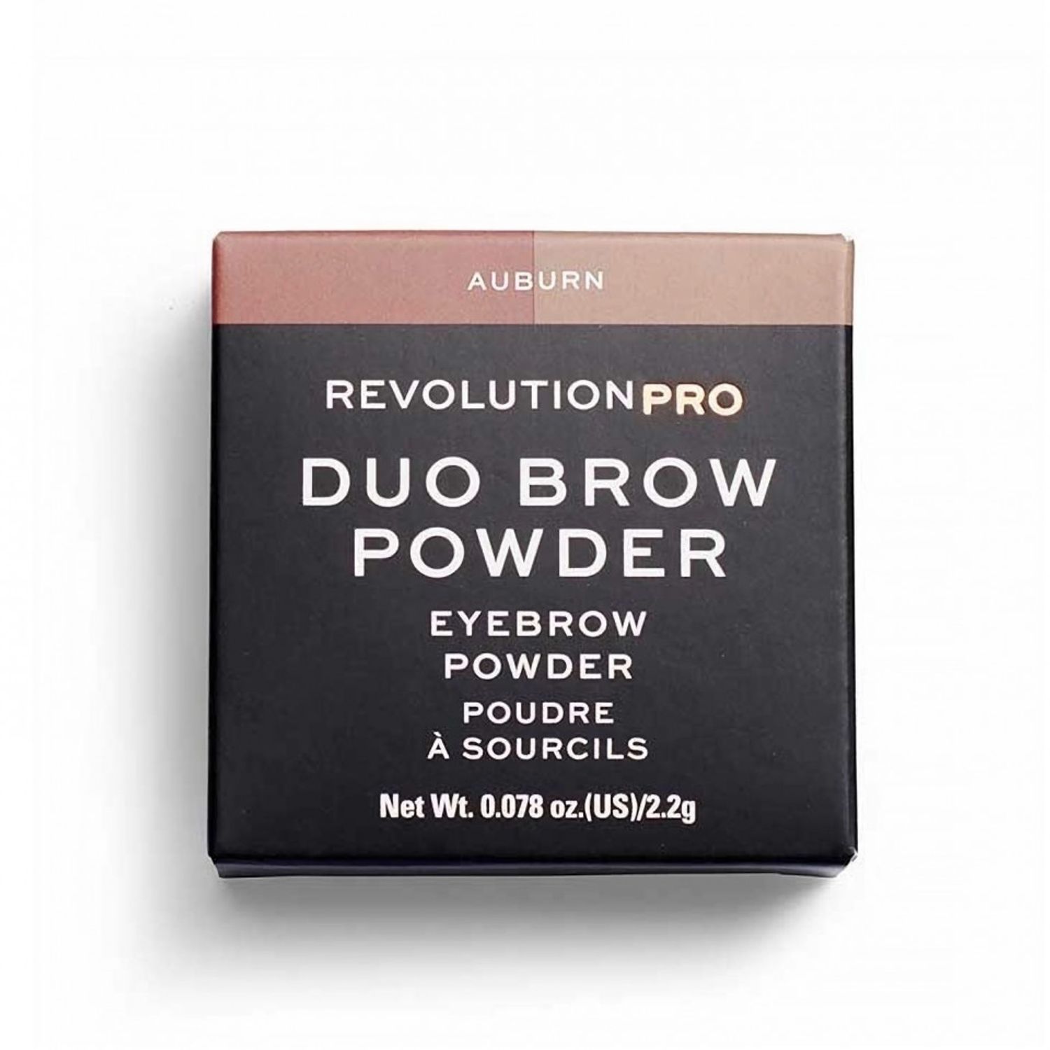 Pudra pentru sprancene Revolution PRO Duo, Makeup Revolution, Auburn, 2,2 g fotografia produsului