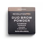 Pudra pentru sprancene Revolution PRO Duo, Makeup Revolution, Ash Brown, 2,2 g fotografia produsului