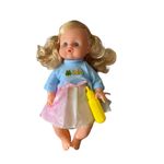 Papusa 32 cm cu portbebe si biberon fotografia produsului