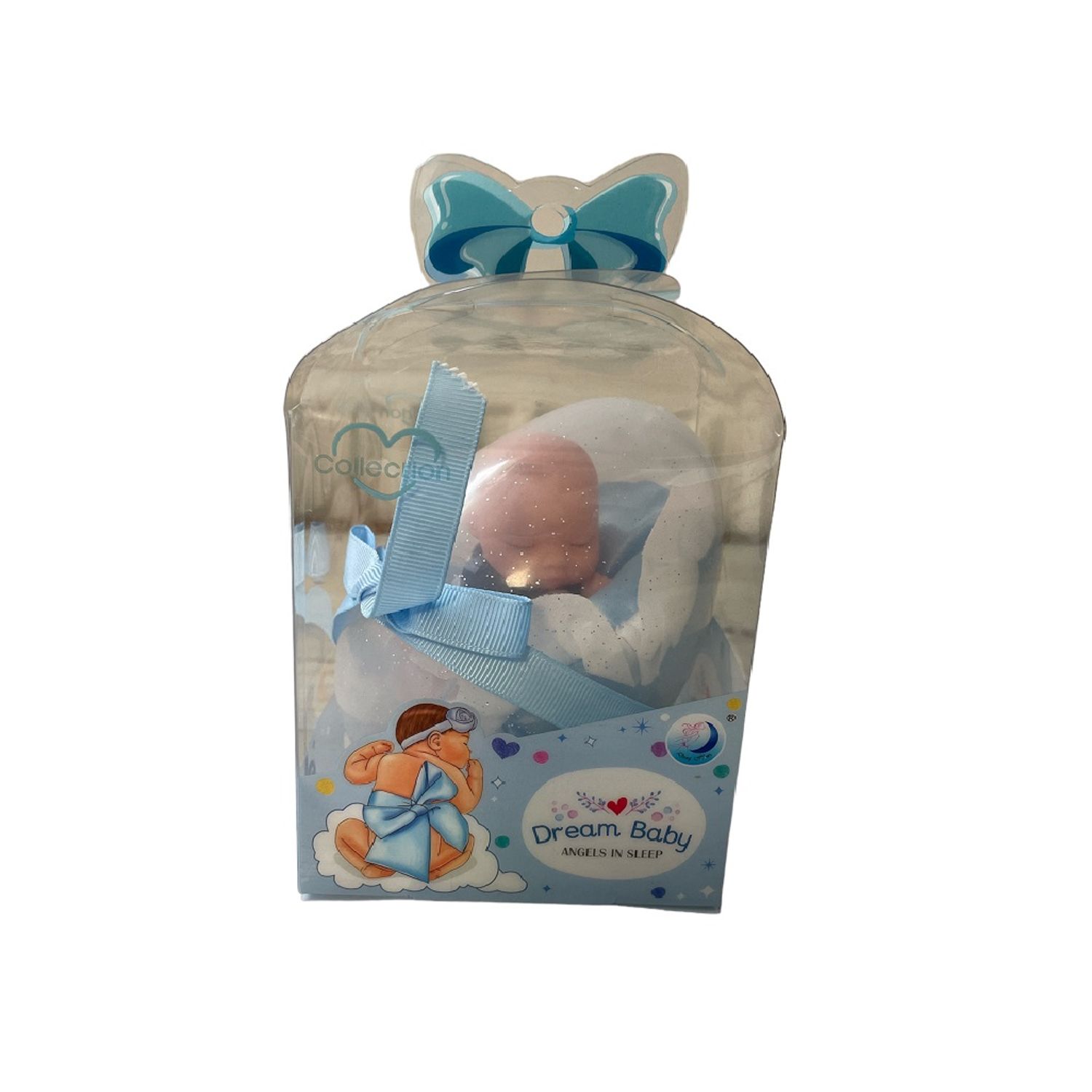 Papusa bebelus baiat 10 cm in cutie ou fotografia produsului View 2 L