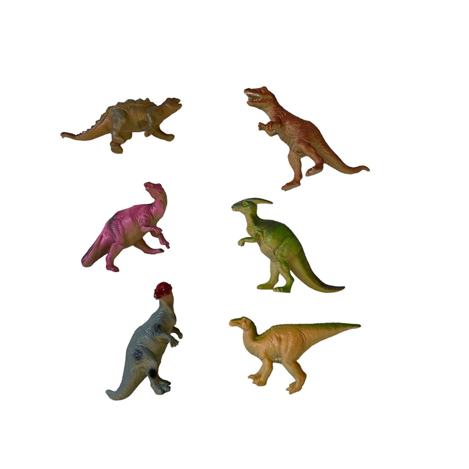 Set 6 dinozauri cu chitaitoare, inaltime 9 cm fotografia produsului