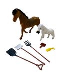 Set 2 cai si 5 accesorii grajd fotografia produsului
