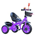 Tricicleta cu pedale pentru copii 2-5 ani, Mov fotografia produsului