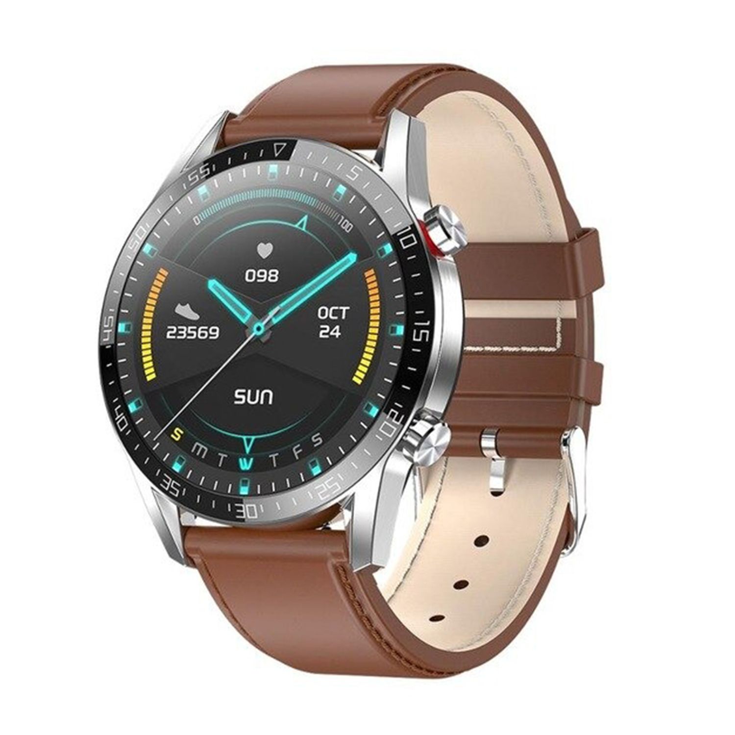 Ceas smartwatch, Twinkler TKY-SW03, Maro, Functie masurarea ritmului cardiac, Rezistenta IP54, Bluetooth fotografia produsului