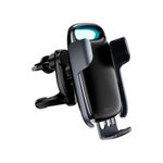 Suport telefon cu incarcare wireless Baseus WXHW02-01, Quick Charge, 15 W, Negru fotografia produsului