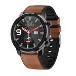 Ceas Smartwatch XK Fitness M97 cu Display 1.28 inch, Functii sanatate, Antrenament, Piele, Maro / Negru fotografia produsului