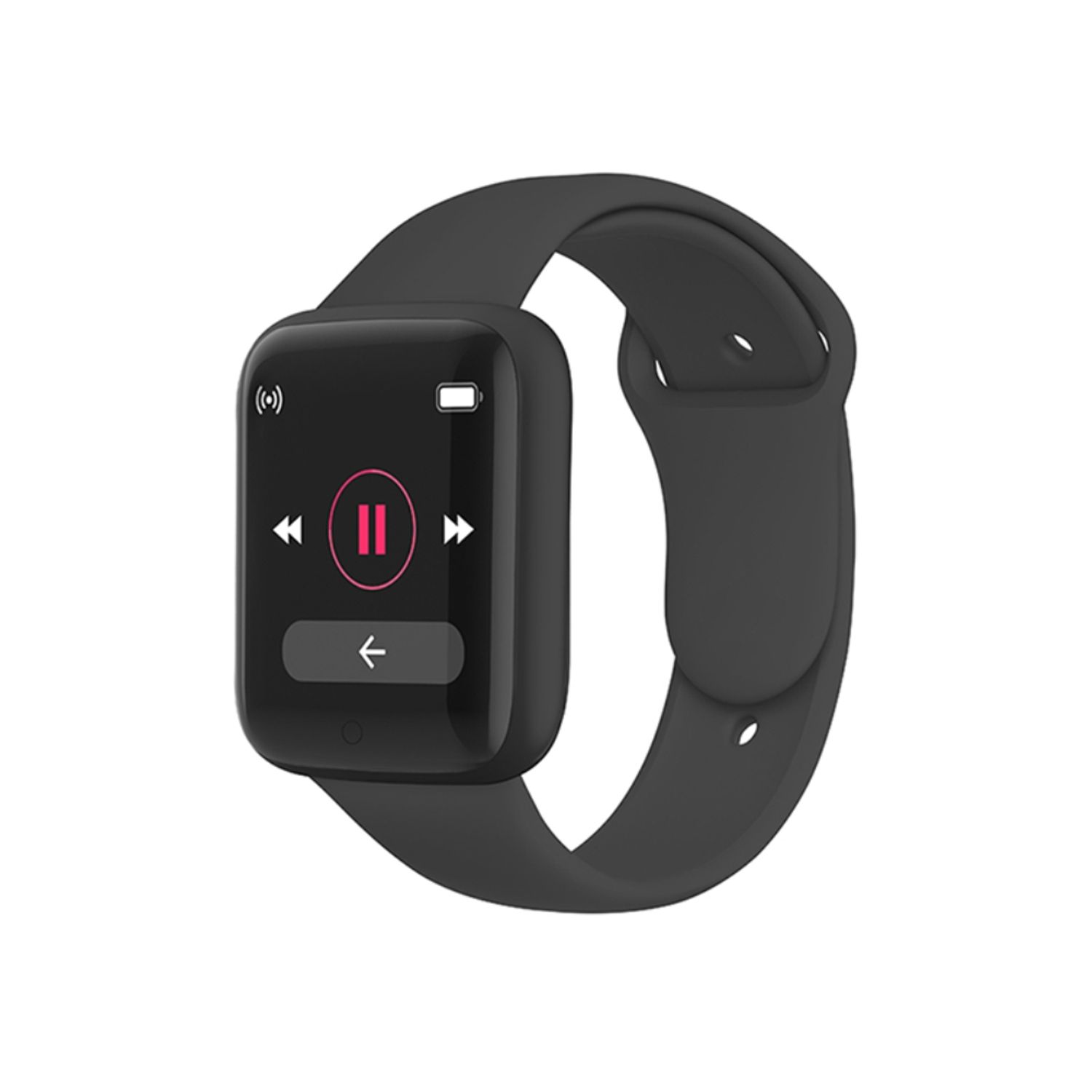 Ceas Smartwatch XK Fitness D20S cu Functii monitorizare sanatate, Distanta, Calorii, Pasi, Informatii vreme, Negru fotografia produsului