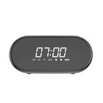 Boxa portabila bluetooth Baseus Encok E09, Negru, Wireless, Ceas multifunctional, Alarma fotografia produsului
