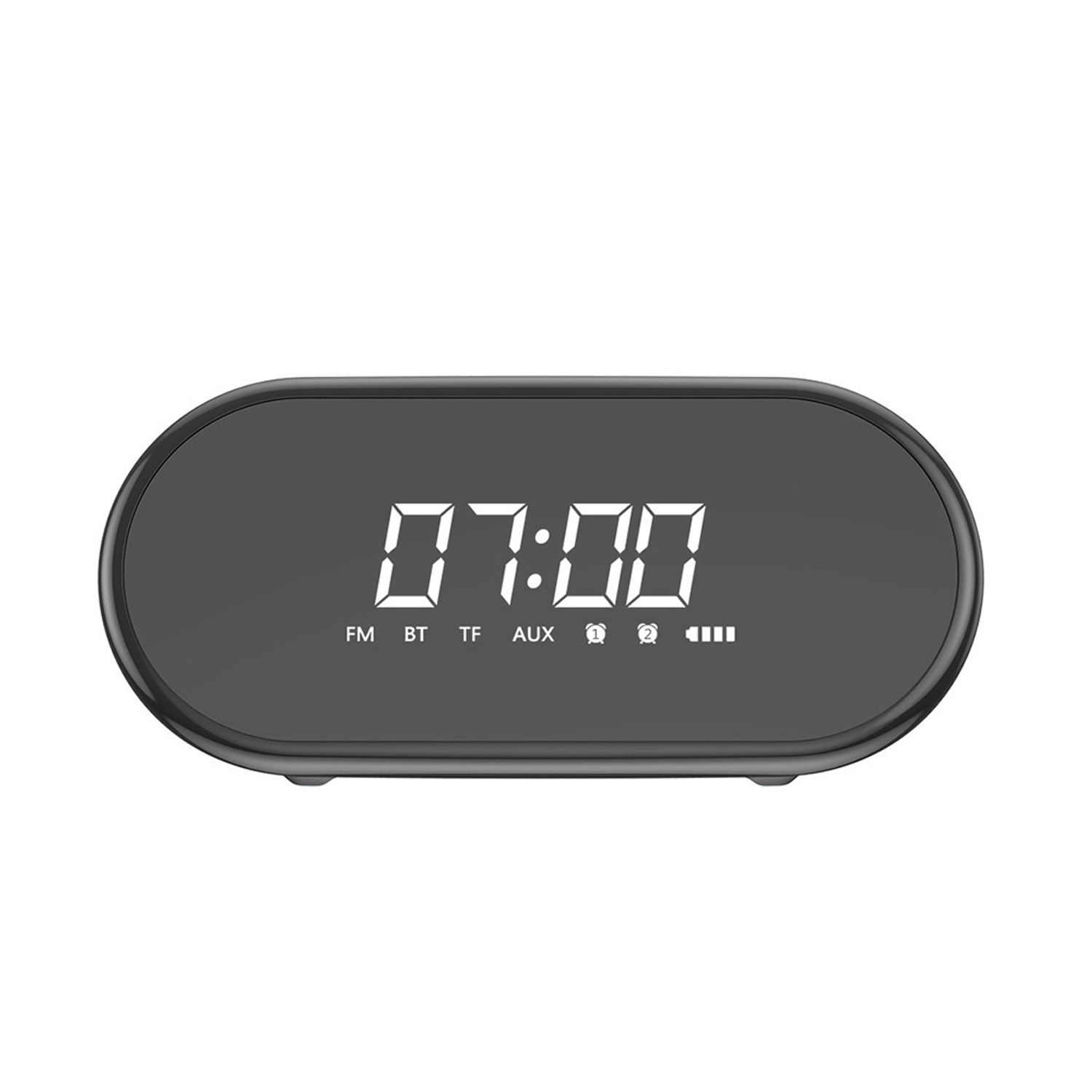 Boxa portabila bluetooth Baseus Encok E09, Negru, Wireless, Ceas multifunctional, Alarma fotografia produsului