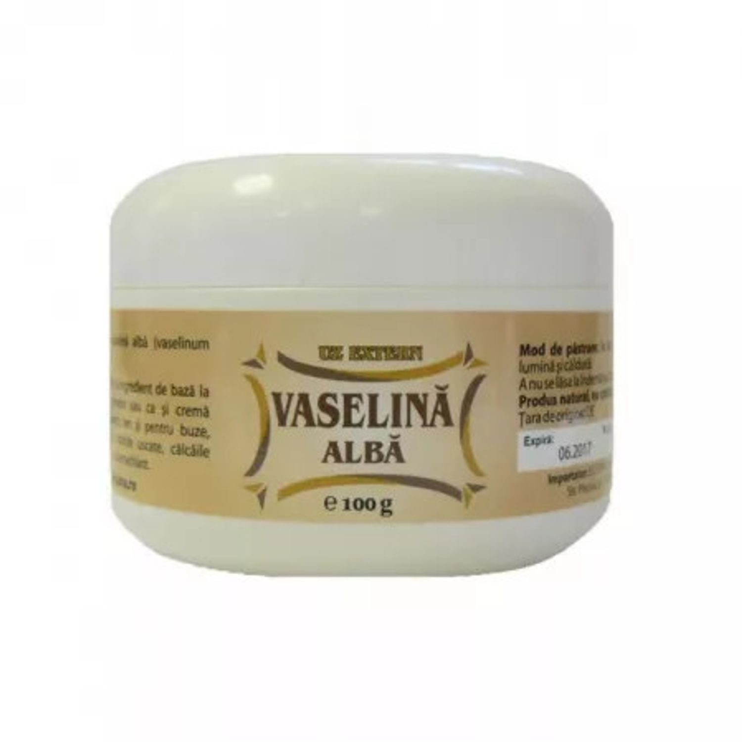 Vaselina alba 100 g Herbavit fotografia produsului